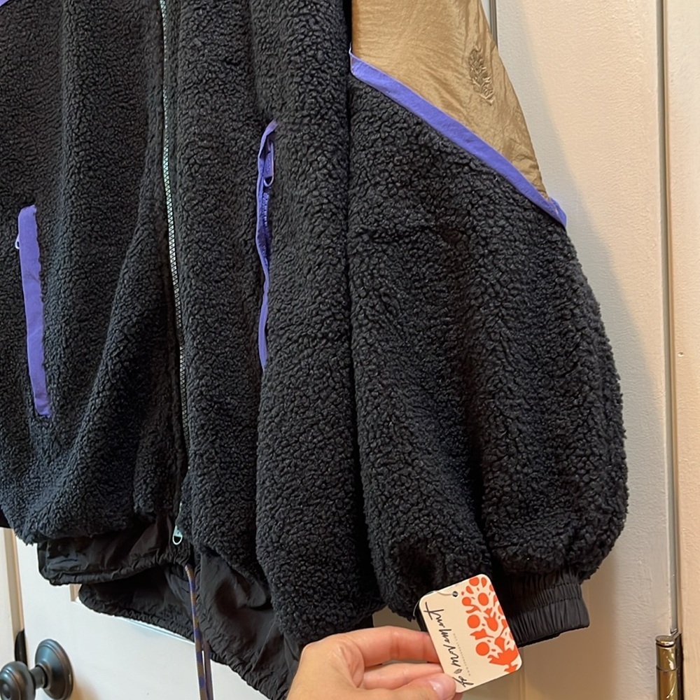 NWT FP Movement Sherpa Full Zip Jacket - Size Med… - image 3